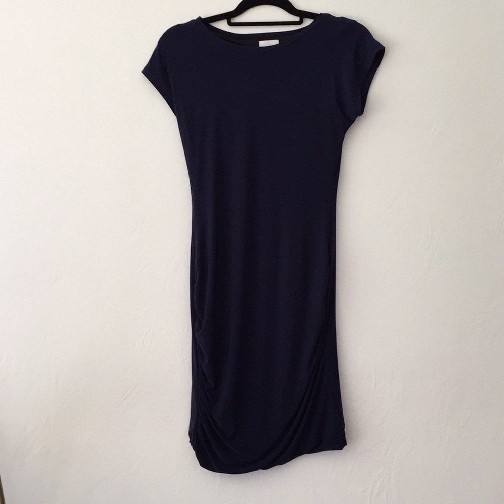 MISA Los Angeles Jersey Dress in Navy